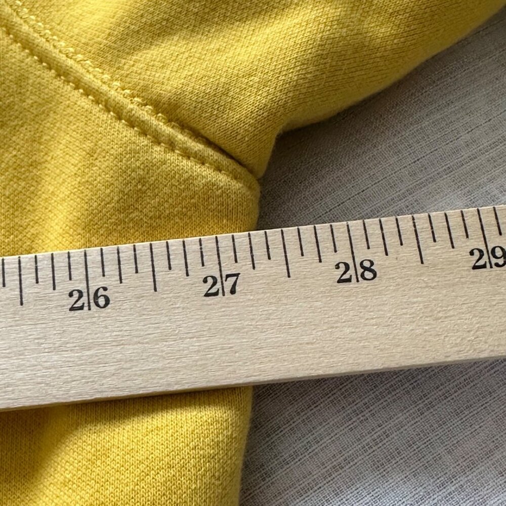 Old Navy XXL Carol Corn Yellow Hoodie Sweatshirt Dopamine Dressing Preppy - Picture 7 of 8